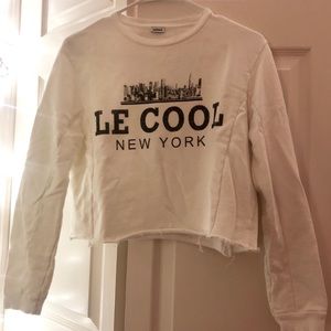 Pimke Cropped Sweatshirt “Le Cool New York”